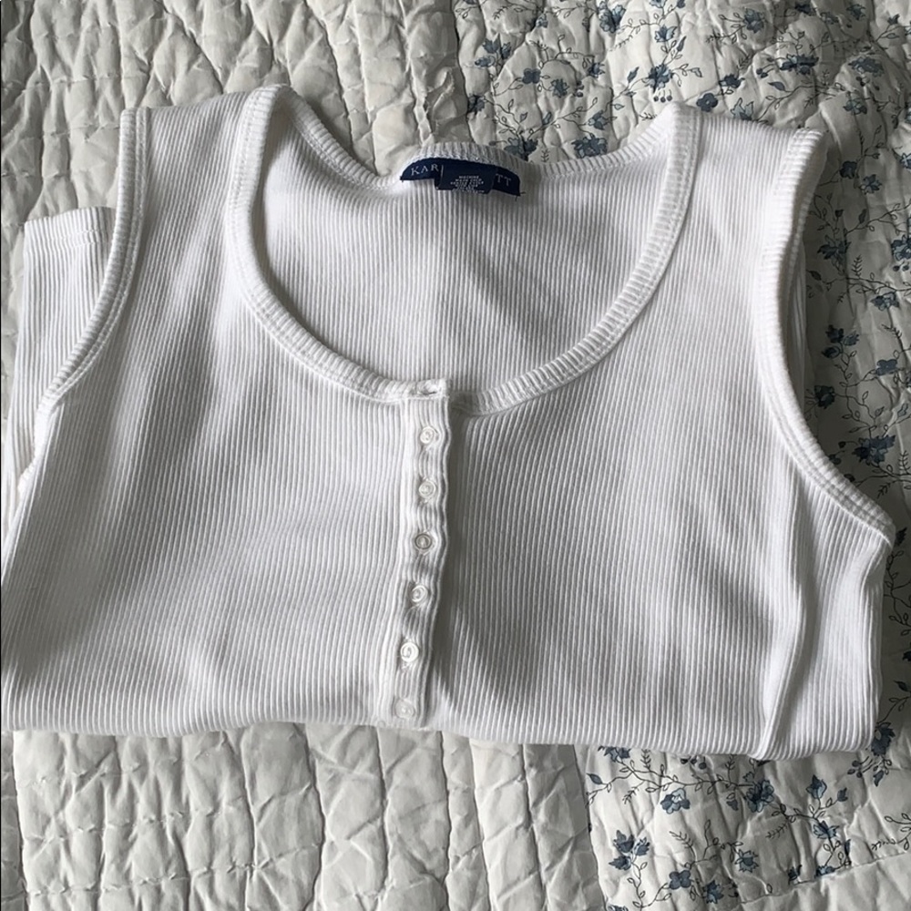 Button Up Tank Top